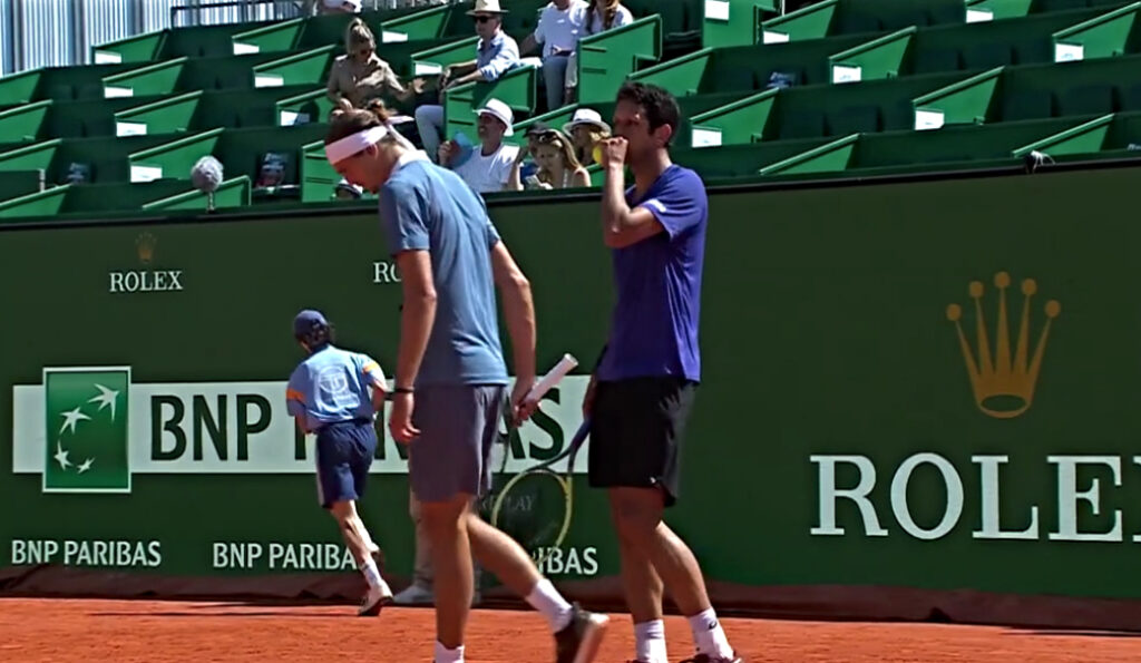 Melo e Zverev param na estreia no Masters 1000 de Monte Carlo