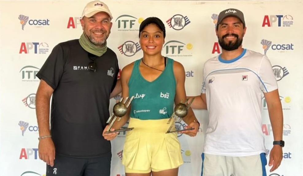 Nauhany Silva brilha em Assunção, vira jogo dramático e fatura seu 4º título juvenil da ITF