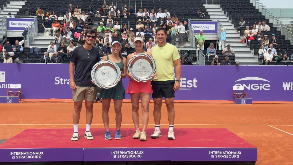 Luisa Stefani conquista, no WTA 500 de Estrasburgo, na França, seu maior título no saibro