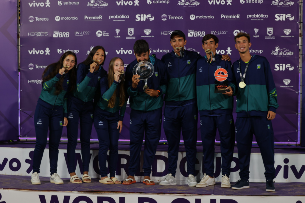 Time Brasil BRB Juvenil conquista o bicampeonato da Copa do Mundo de Beach Tennis
