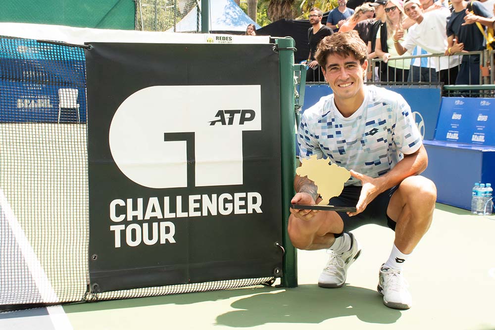 Brasil consolida protagonismo no circuito Challenger com seis torneios até maio