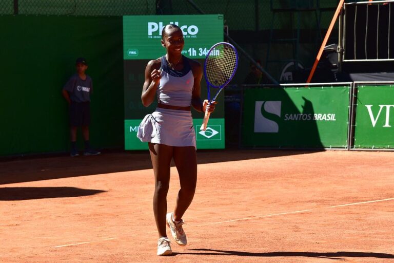 Francesa Oceane Babel conquista o maior título da carreira no Santos Brasil Tennis Classic
